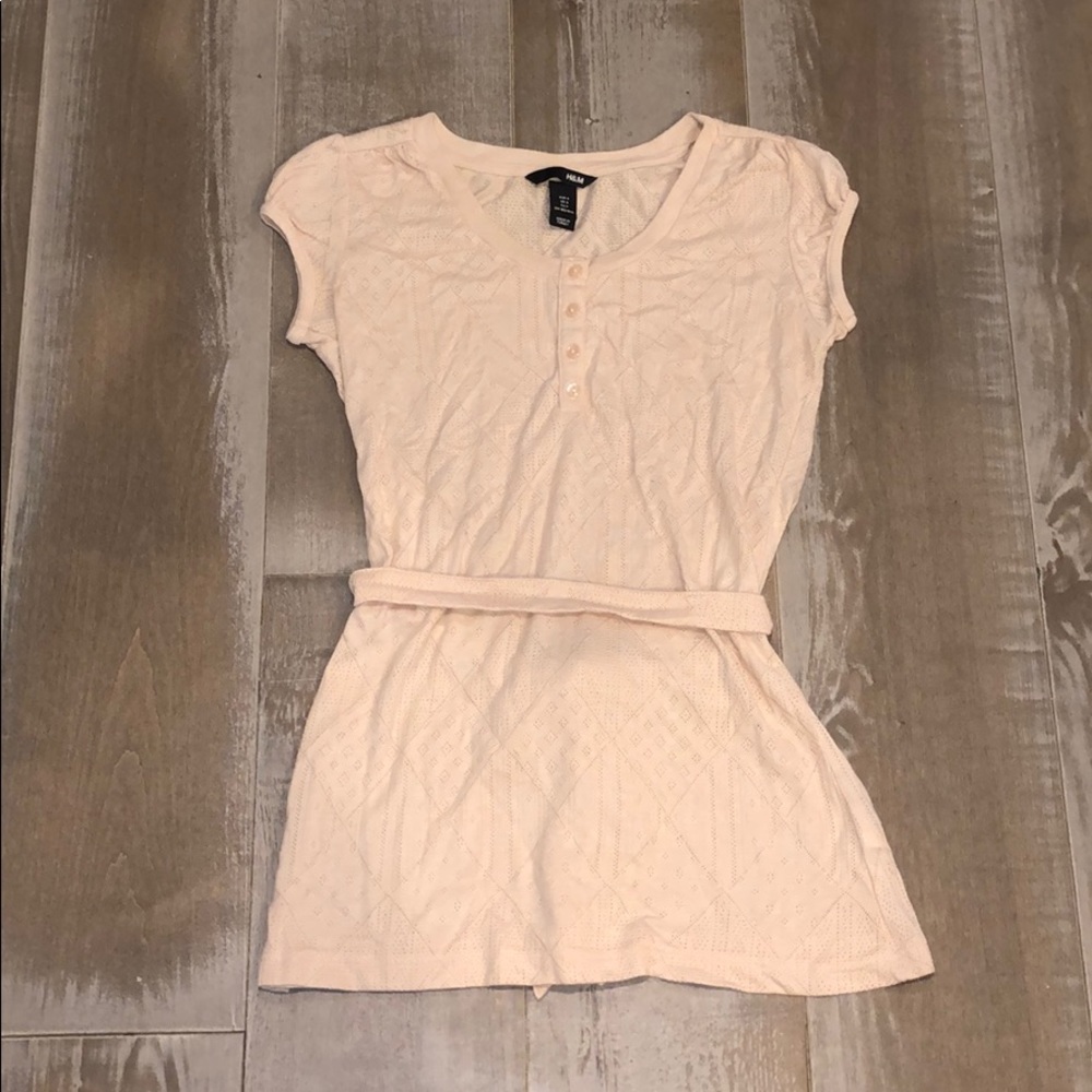 H&M tie back top